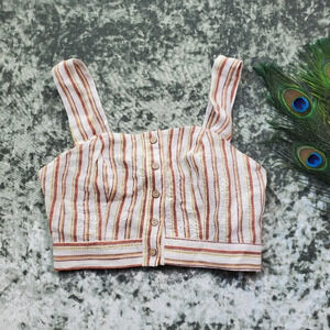 Forever 21 Striped Crop Top